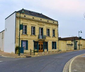 Nice old building in Medoc, Bordeaux, France