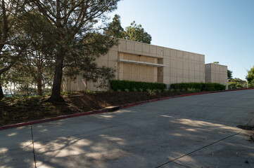 Generic office building with driveway