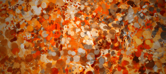 abstract fractal colorful orange copper beige khaki pumpkin marbled stone wall concete cement grunge image paint background bg texture wallpaper art frame sample illustration board