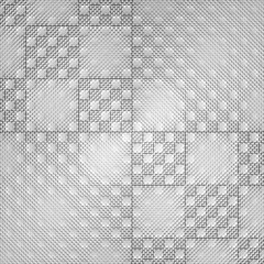metallic chrome squares and tiles pattern 3d rendered industrial background