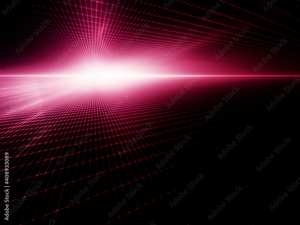 Aufkleber abstract digital space background texture. fractal graphics 3d illustration.