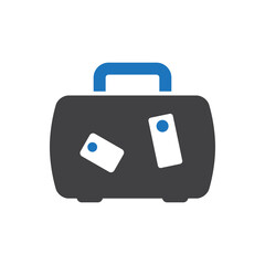 Travel baggage icon