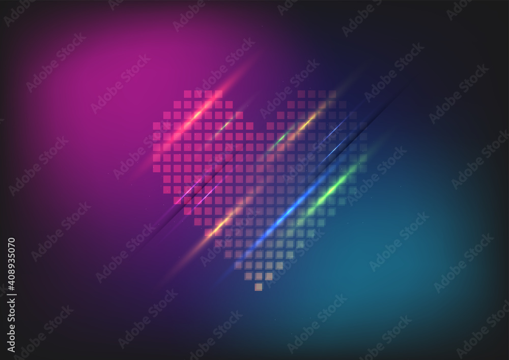 Aufkleber technology background color vector for web and design