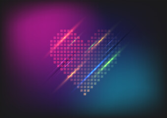 Technology background color vector for web and design