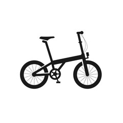 Fototapeta premium Folding bike graphic vector illustration logo design inspiration 