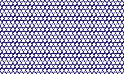 籠目模様　背景素材　青色