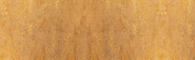 Panorama of Vintage yellow Granite Stone Floor Tile texture and background seamless