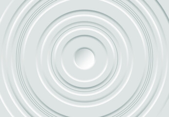 Multilayered light gray round frame. Vector illustration EPS10