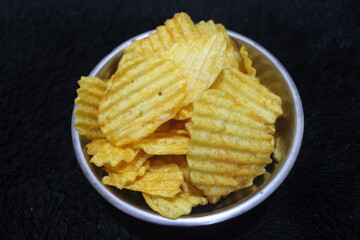 a potato chip light dish