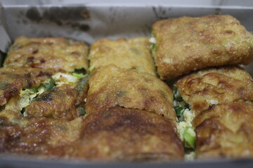 a delicious salty martabak dish