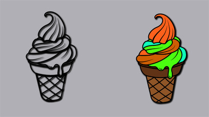 ice cream logo 