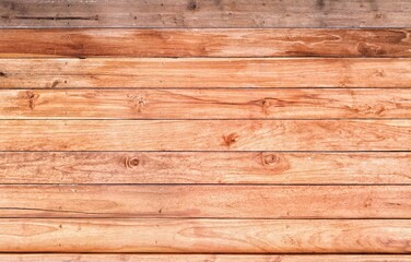 Fototapeta premium Old light color wood wall for seamless wood background and texture.