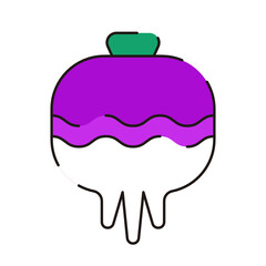 Vegetable Icon. Beetroot Icon.