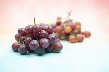 Fresh red grape fruit
