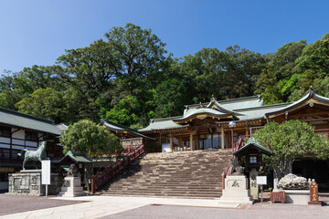 Naklejka premium 長崎市諏訪神社 鎮西大社