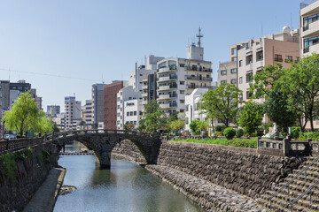 眼鏡橋　長崎市中島川