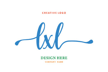 LXL  Lettering logo is simple, easy to understand and authoritative