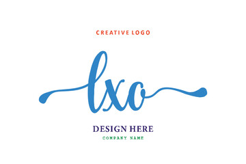 LXO  Lettering logo is simple, easy to understand and authoritative