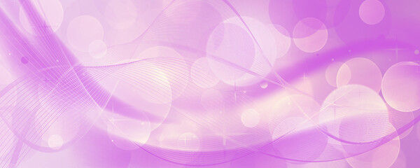 Delicate purple background with flowers for postcards and graphic works. Banner, panorama with space for text.