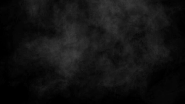 Realistic steam smoke Floating fog Aerial 4k.