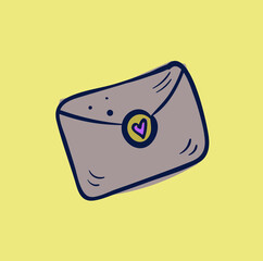 beautiful bright color illustration on the theme of love