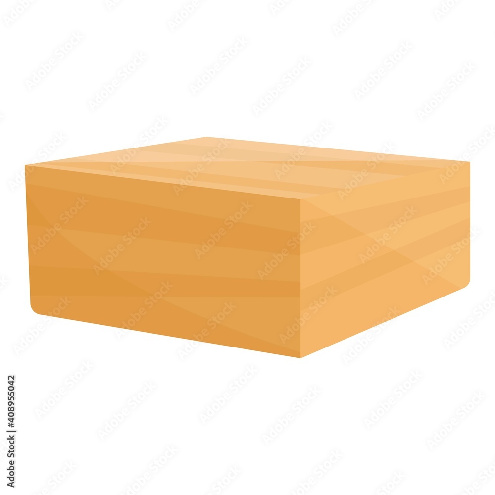 Poster clean trunk icon. cartoon of clean trunk vector icon for web design isolated on white background