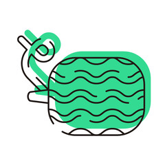 Vegetable Icon. Line Icon. 