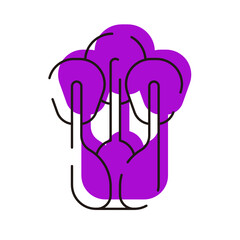 Vegetable Icon. Line Icon. 