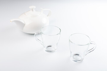 teapot and cup