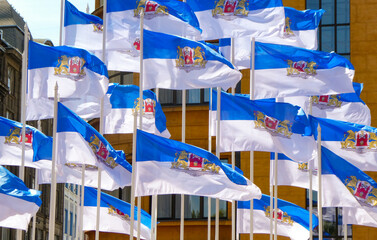 city flags of riga