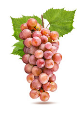 Grape isolated on white background with clipping path