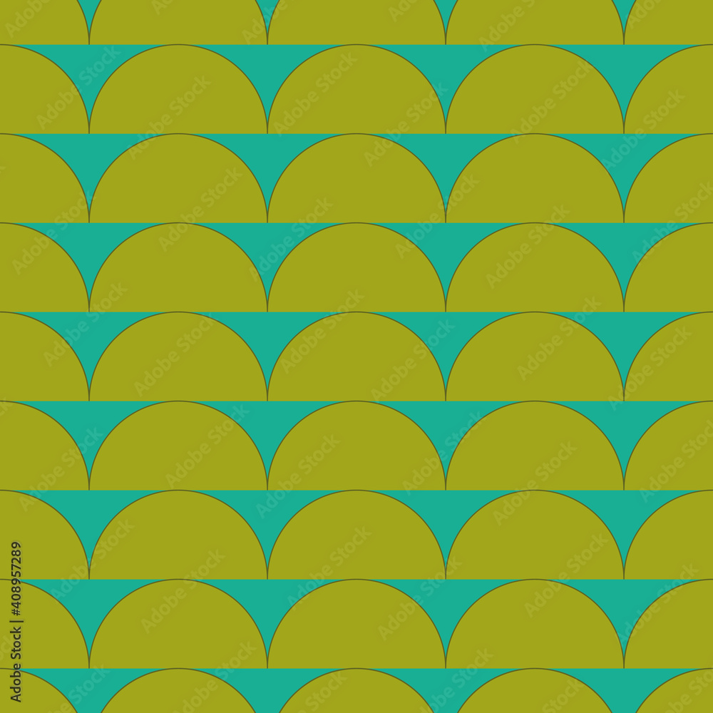 Poster warm retro colors seamless vector repeat pattern print background