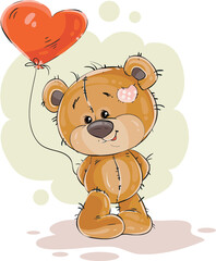 beautiful bright color illustration on the theme of love