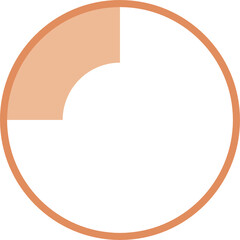 Business infographic and visualization element. Colored icon.