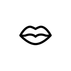 Female lips icon. Icon design for international women's day celebrations