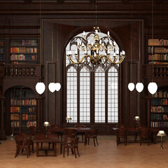 テレビ会議 背景用 Cg 図書館 Wall Mural Wallpaper Murals Kx59