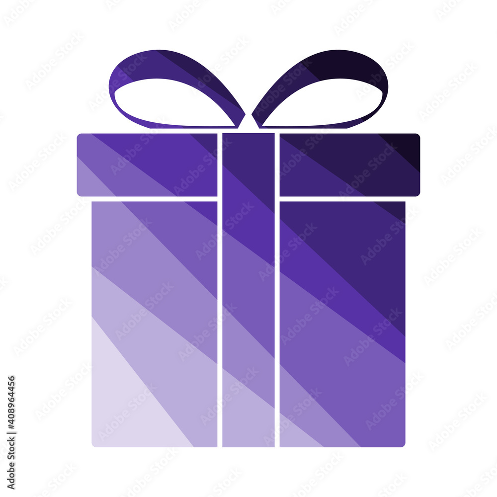 Sticker Gift Box Icon