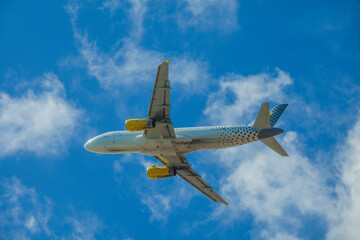 Airplane in the air