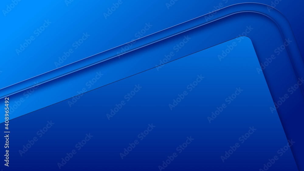 Poster abstract background of graphic elements - frame and background in blue gradient with space for your 