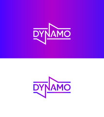 Abstract modern Dynamo logo template, Vector logo for business and company identity 