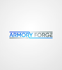 Armory Forge logo template, vector logo for business and company identity 