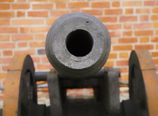 kind of old gun cannon subject historical antiquity horizontal macro photo