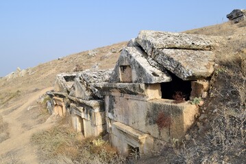 Ruins of the ancient city of ancient Hierapolis