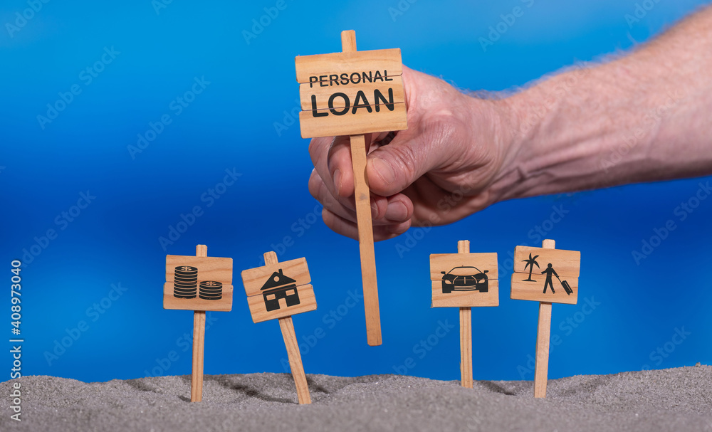 Poster concept of personal loan