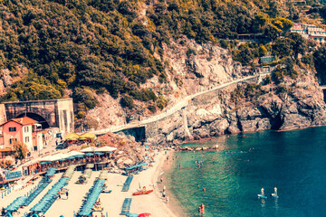 Obraz premium View of the Cinque Terre, Italy