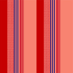 Seamless vertical striped pattern in retro colors. Vector illustration.