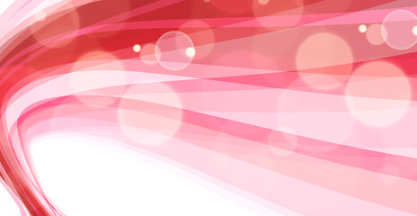 Abstract dynamic composition of bright translucent lines forming a flow movement, futuristic background with bokeh effect.