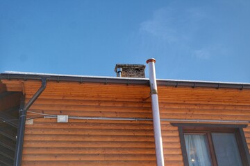 Fototapeta premium chimney on a roof