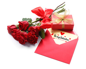 Beautiful greeting card for Valentine's Day celebration
