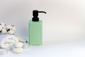 shower gel and soap